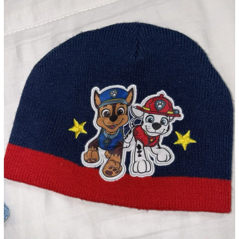 Bluey Toboggan & Paw Patrol Beanie lot Toddlers